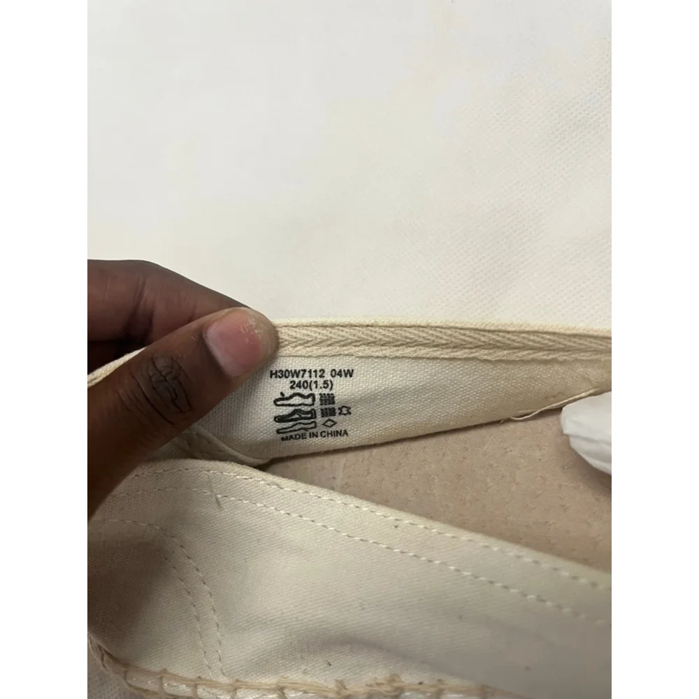Hotwind Slip on Canvas Espadrille shoes Women size 38/7.5
